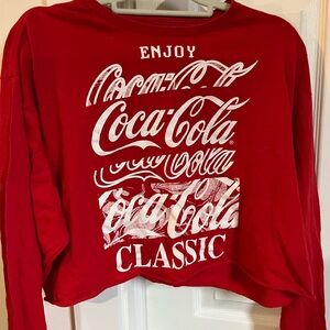 Coca-cola crop top